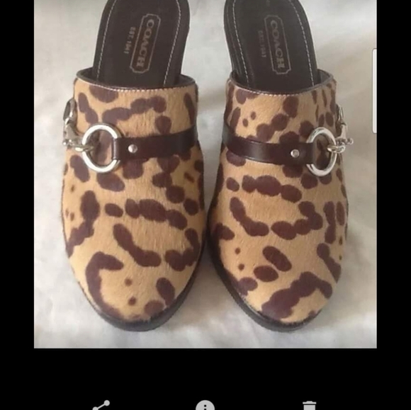 NEW COACH KARSEN MULES CLOGS SHOES SIZE 5.5 - Picture 4 of 10